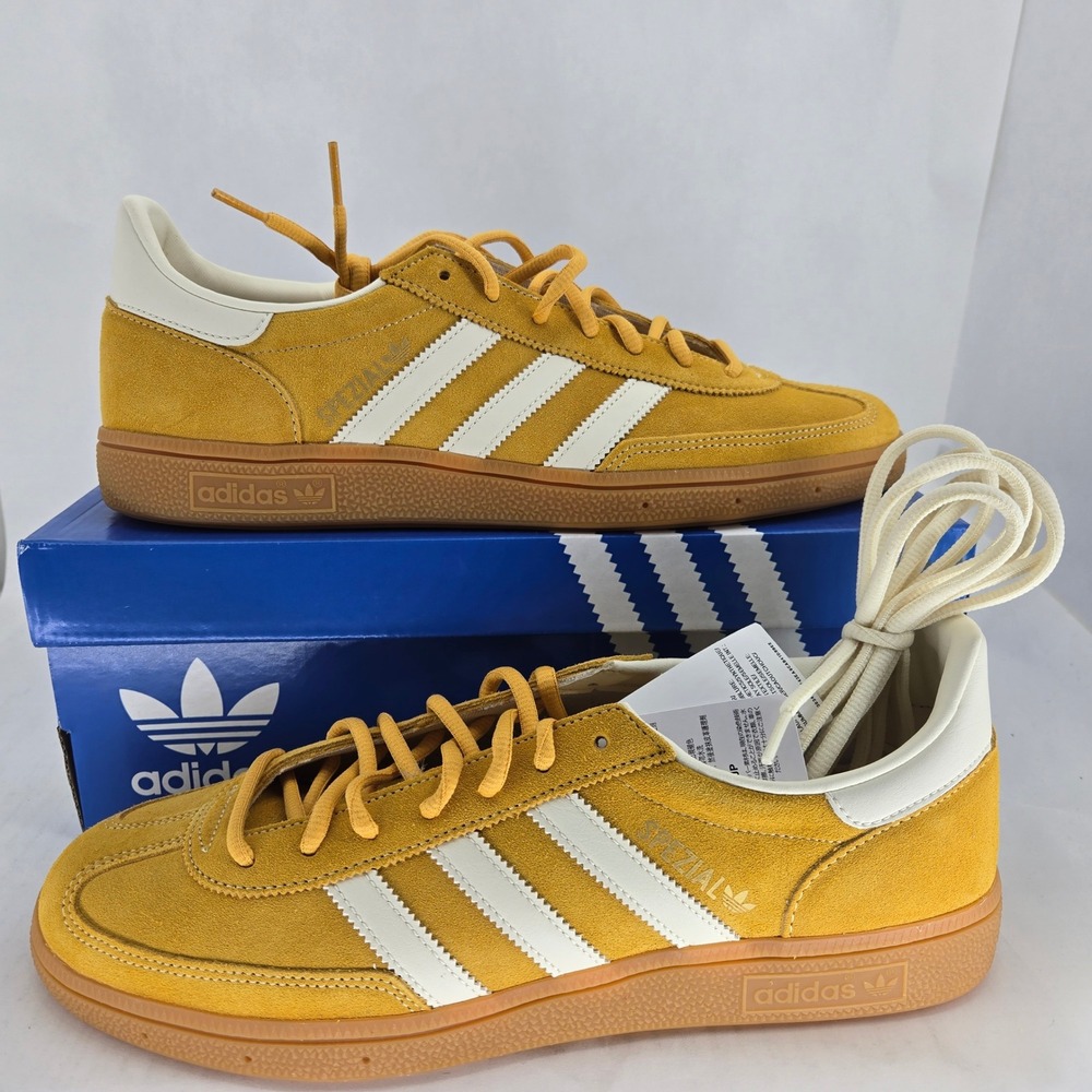 Adidas Handball Spezial Yellow White IF7088 Mens 11.5 Sneakers New